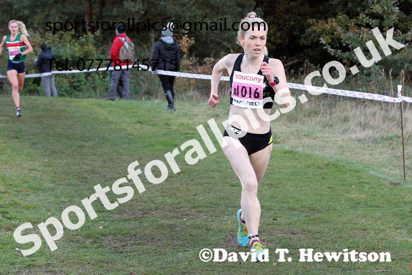 Senior womens 2021 National Cross Country Relays, Berry Hill Park, Mansfield. Photo: David T. Hewitson/Sports for All Pics
